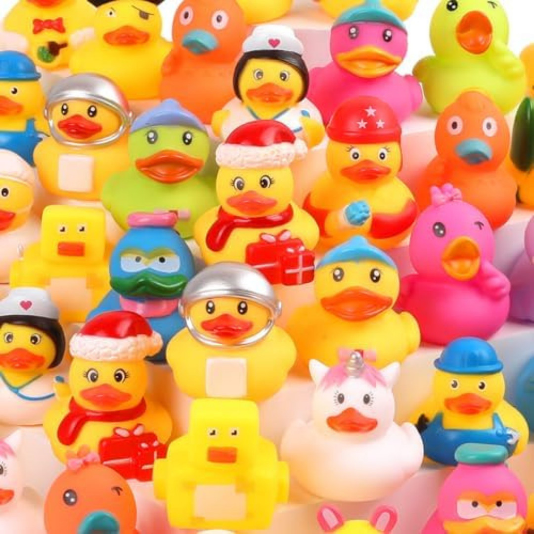Rubber Ducks in Bulk,Assortment Duckies for Jeep Ducking Floater Duck Bath Toys