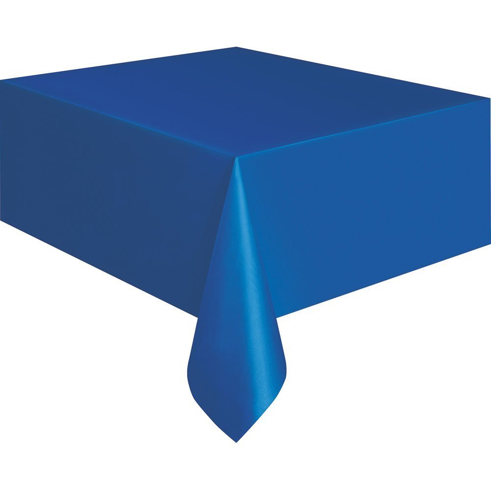 Royal Blue Plastic Tablecloth Table Cover 108 x 54 Inches By Party!