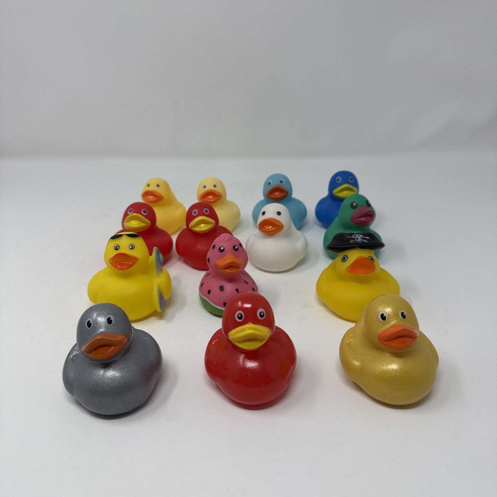 Lot of 14 Rubber Duckies, Jeep Ducking Party Favors Jeep Ducking