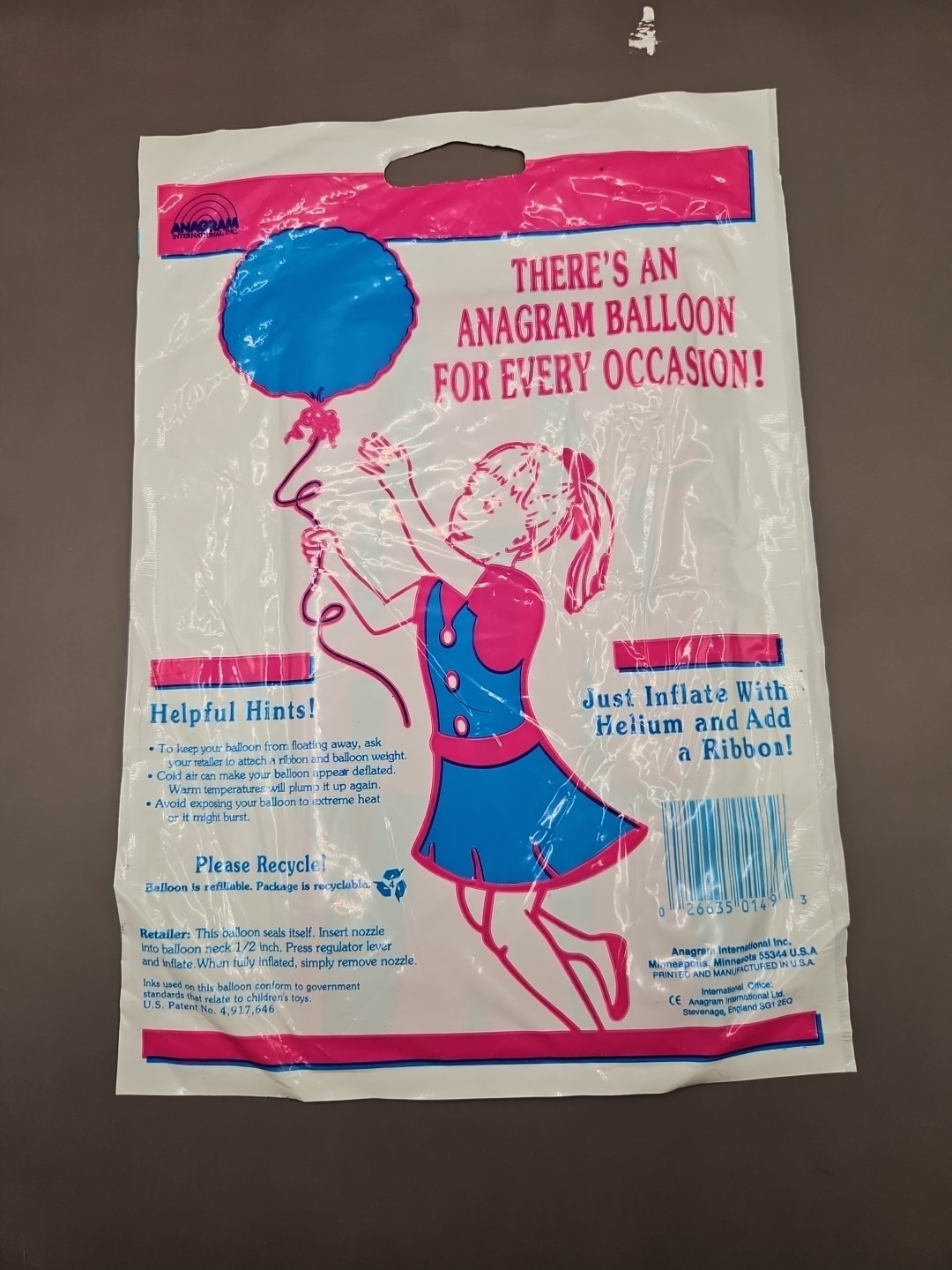 New Vintage 90s Over The Hill Birthday Foil Balloon Helium Decoration