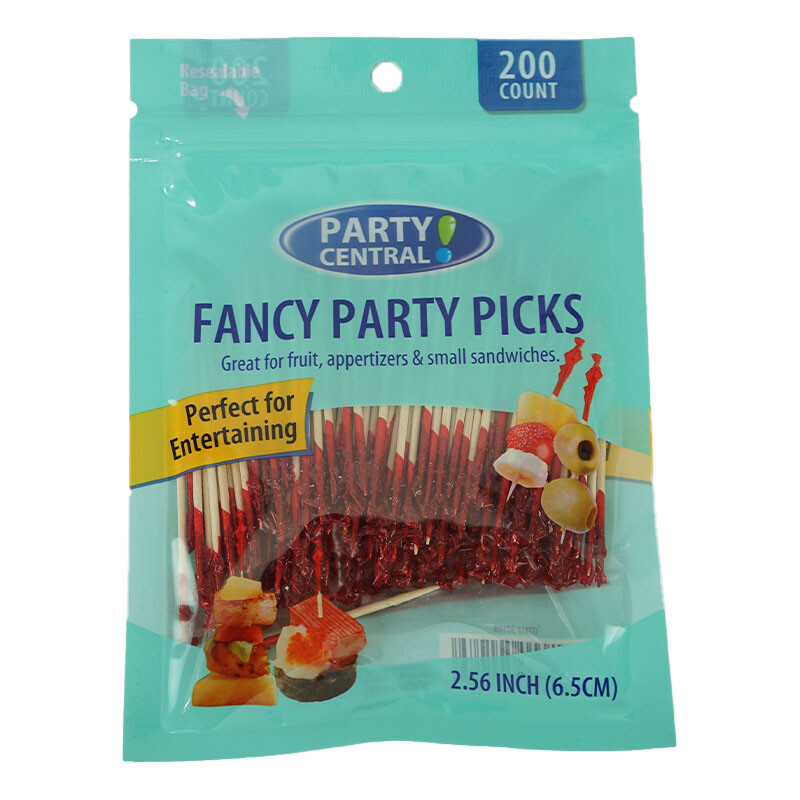 600 Count Cocktail Picks Toothpicks for Appetizers Fruit 2.56″ Fancy Party Picks