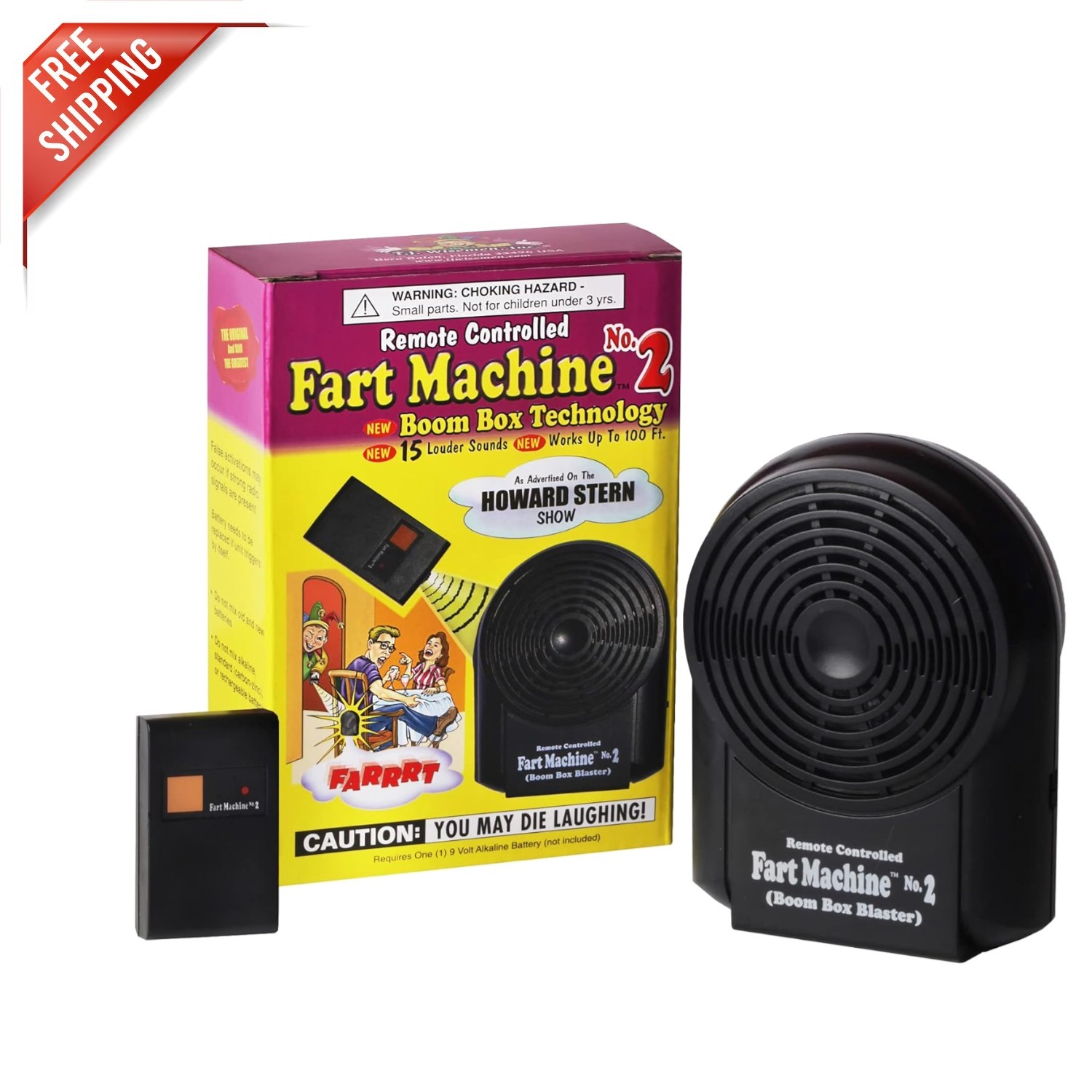 Humorous Remote Fart Machine with 15 Sounds and Wireless Control – Perfect Gift