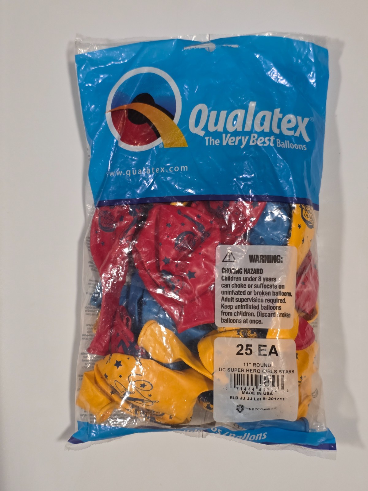 Qualatex 11″ Balloons – New Bags – Choose From DC Superhero, Minnie Mouse, Cars,