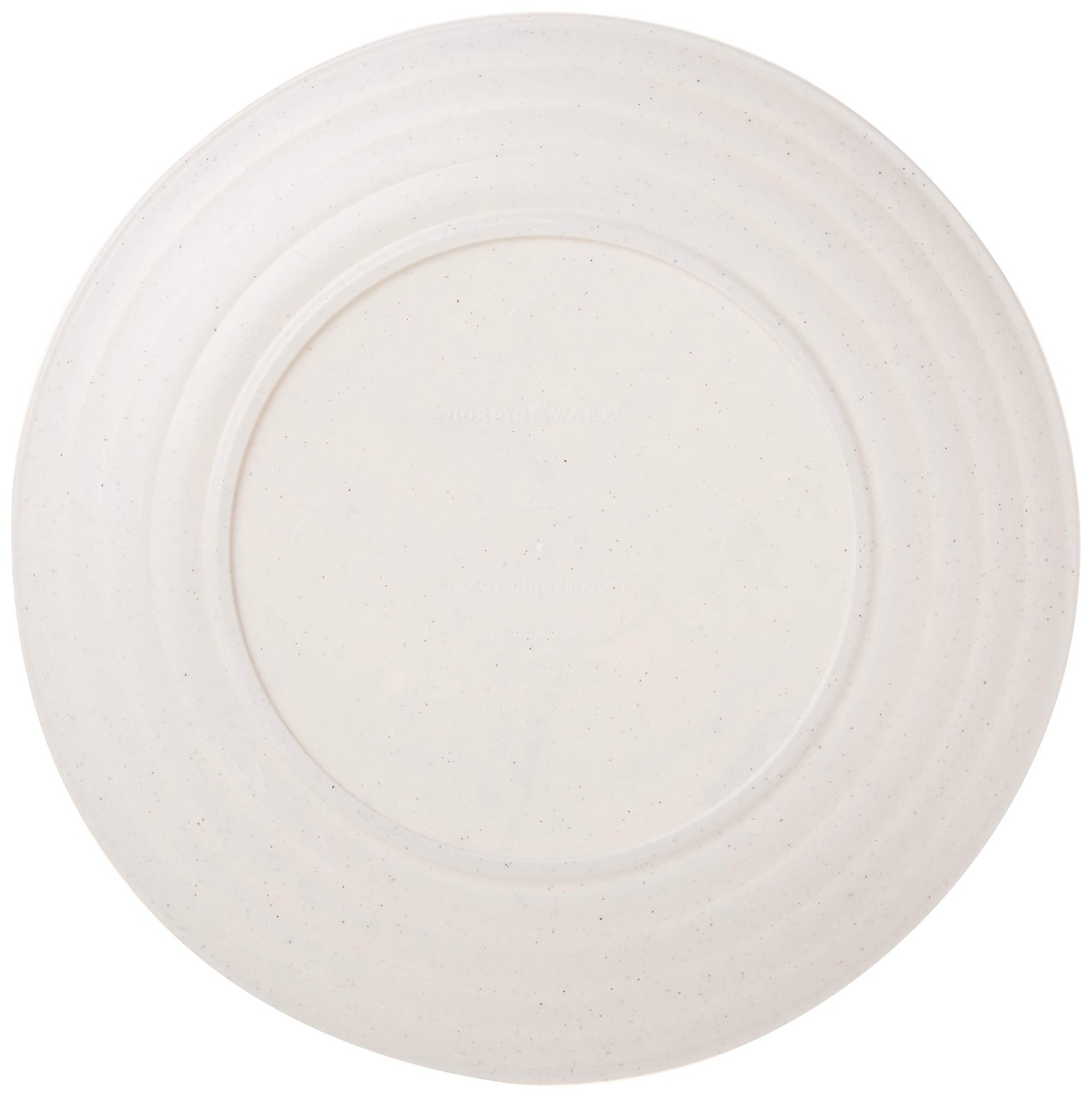 Nordic Ware Polypropylene Plates 10″L x 10″W x 0.88″H (Pack of 4), White
