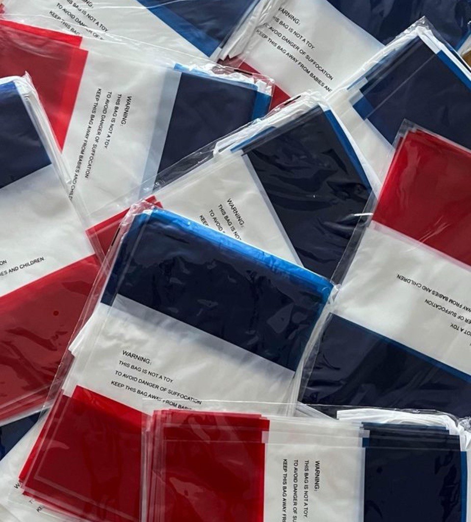 French Flag Bunting 10m PVC Waterproof 20 Flags Indoor Outdoor Party Garden