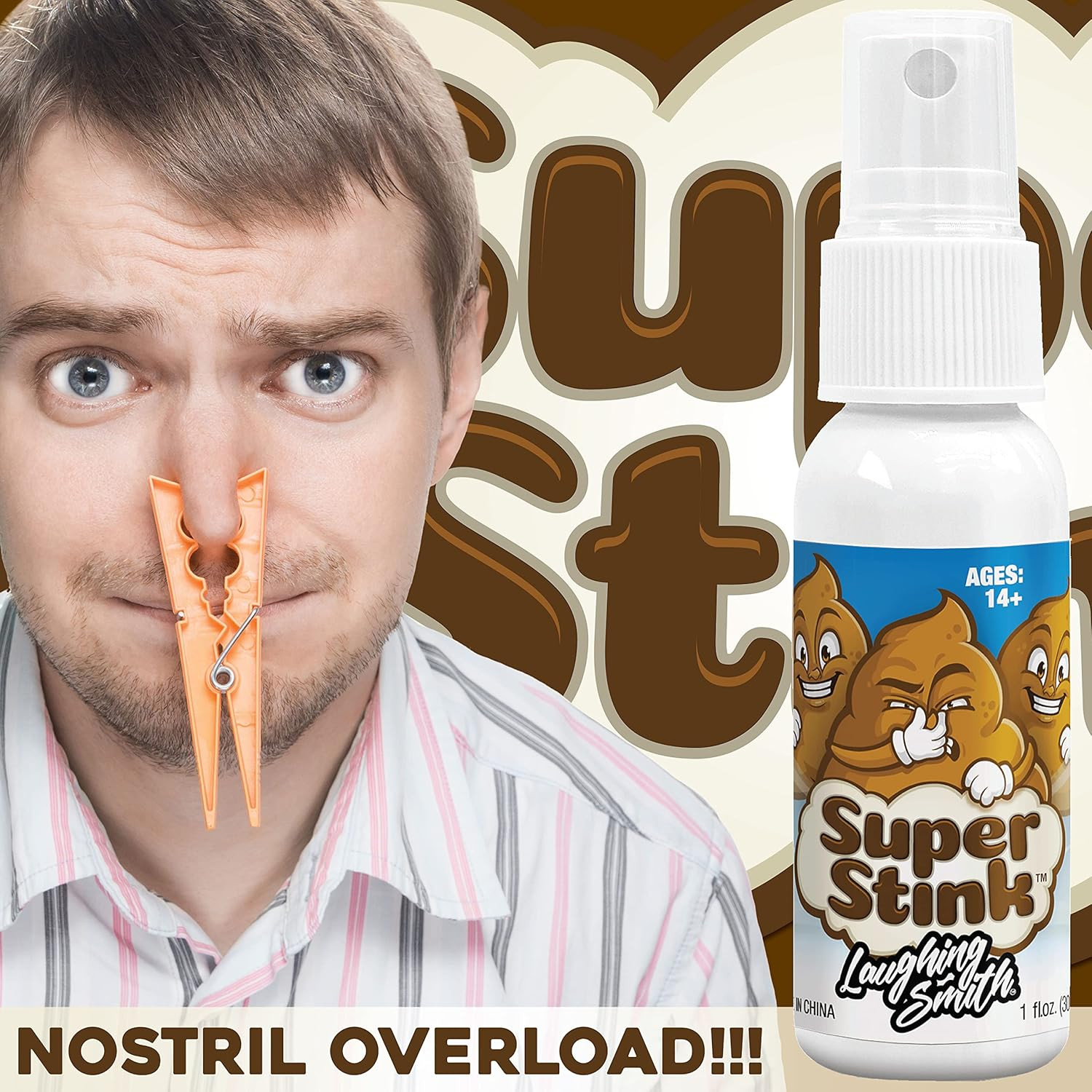 SUPER STINK (30Ml) – Fart Spray – ‘Insanely Strong’ Extra Potent Stink – Fake Po