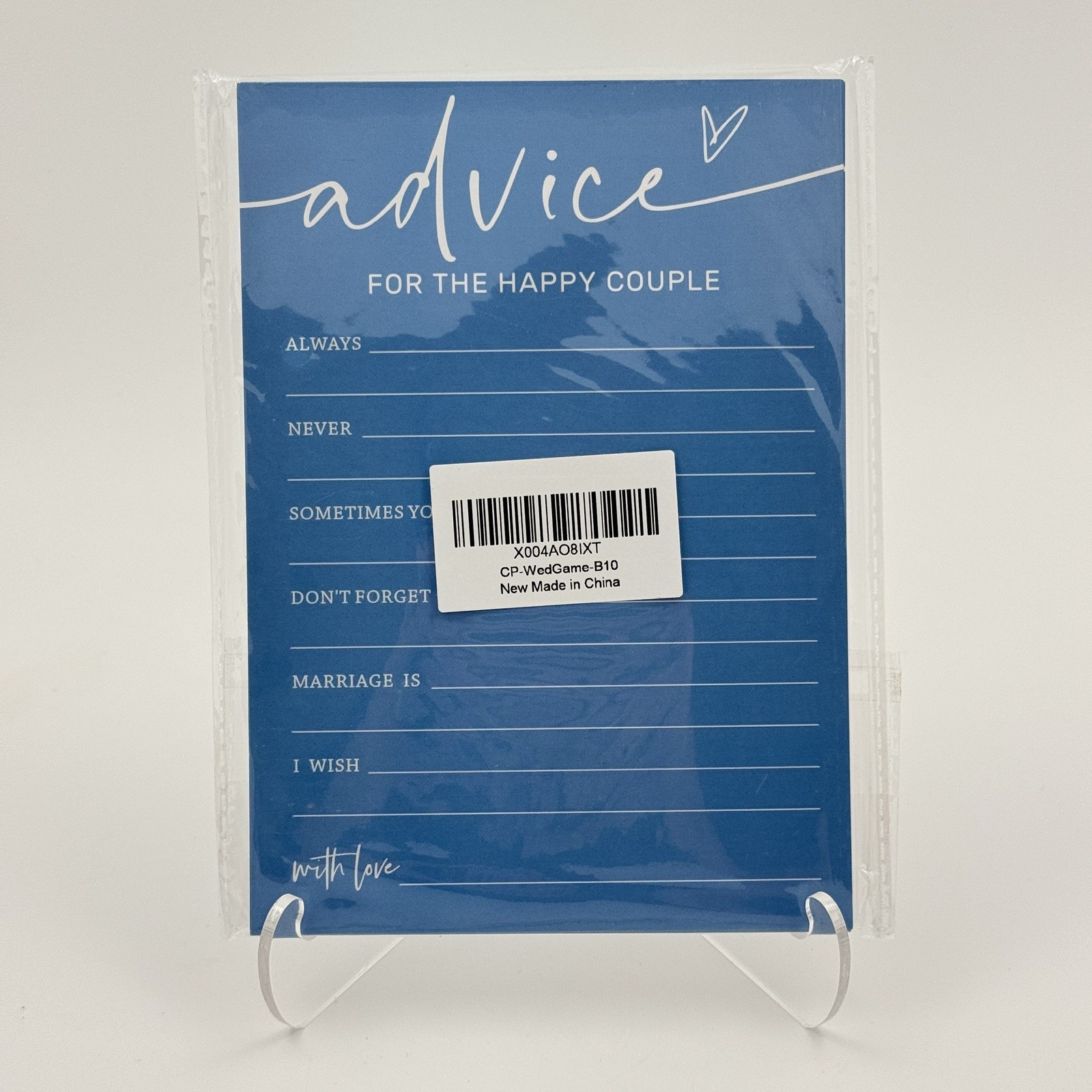 Bridal Shower Bachelorette Game Cards Advice For The Couple/Newlyweds + I Spy