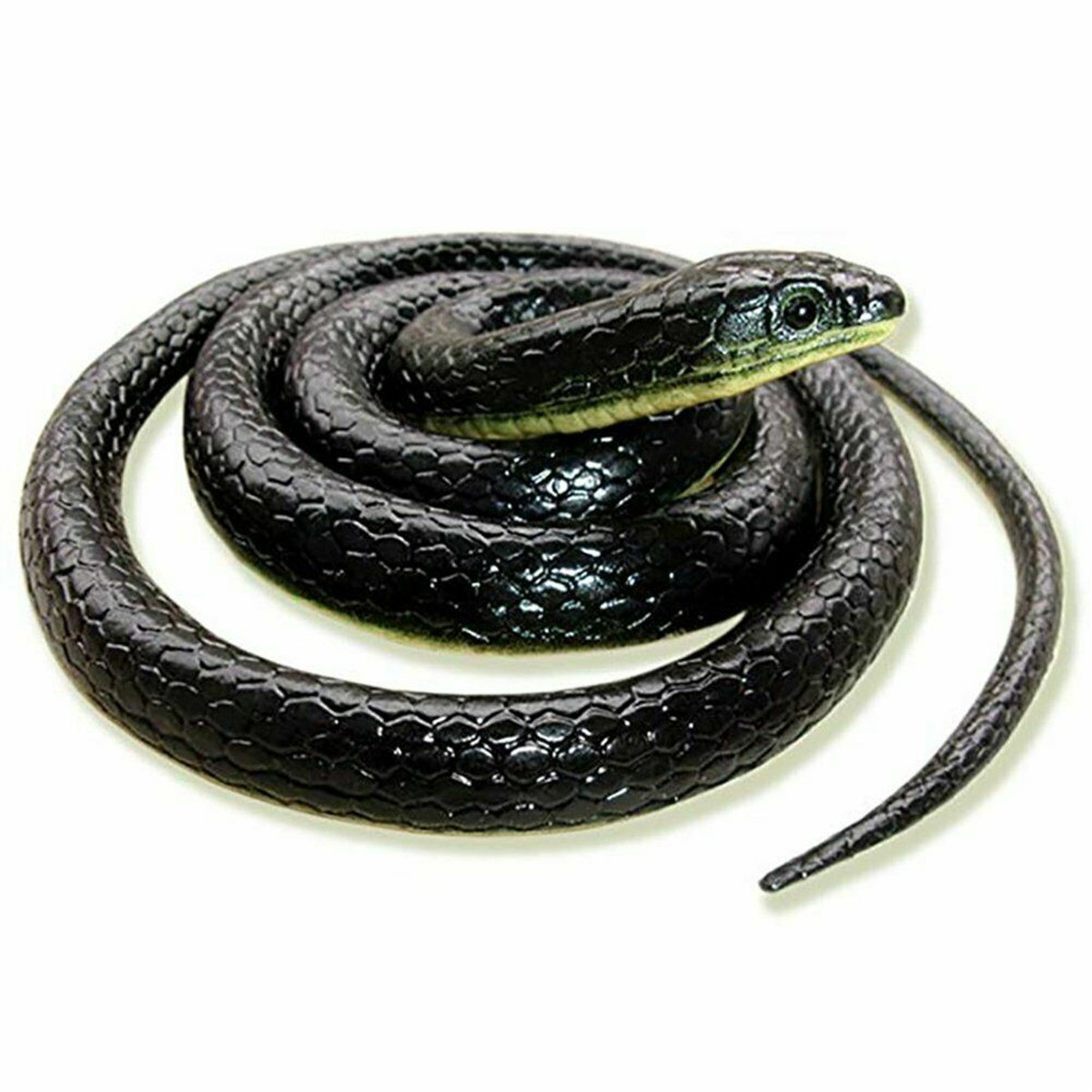 52 inch Realistic Fake Snake Black Prank Toy