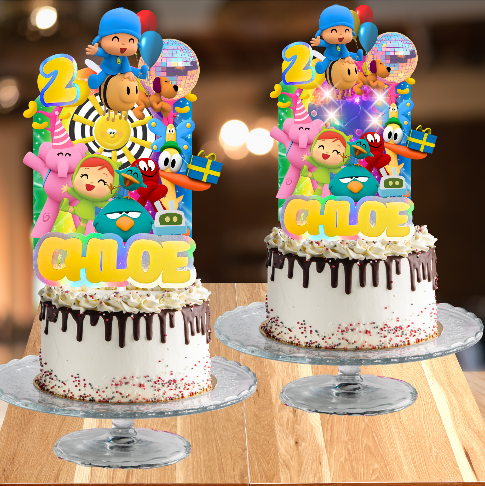 Pocoyo pato birthday party supplies favor centerpiece decoration event theme toy