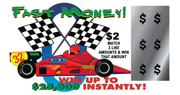 Fake Lottery Tickets 6 Assorted Designs Free Shipping GAG GIFT PRANK