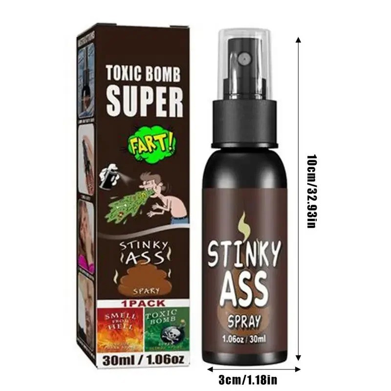 Liquid Fart Spray Stink Bomb Smelly Stinky Ass Toxic Bomb Crap Gag Prank Joke