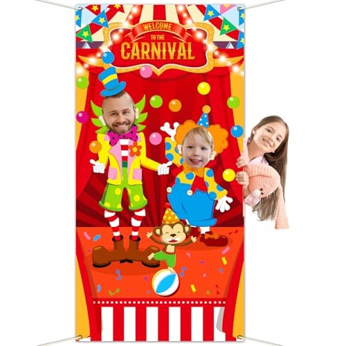 Carnival Circus Party Decorations Carnival Photo Booth Props Circus Theme