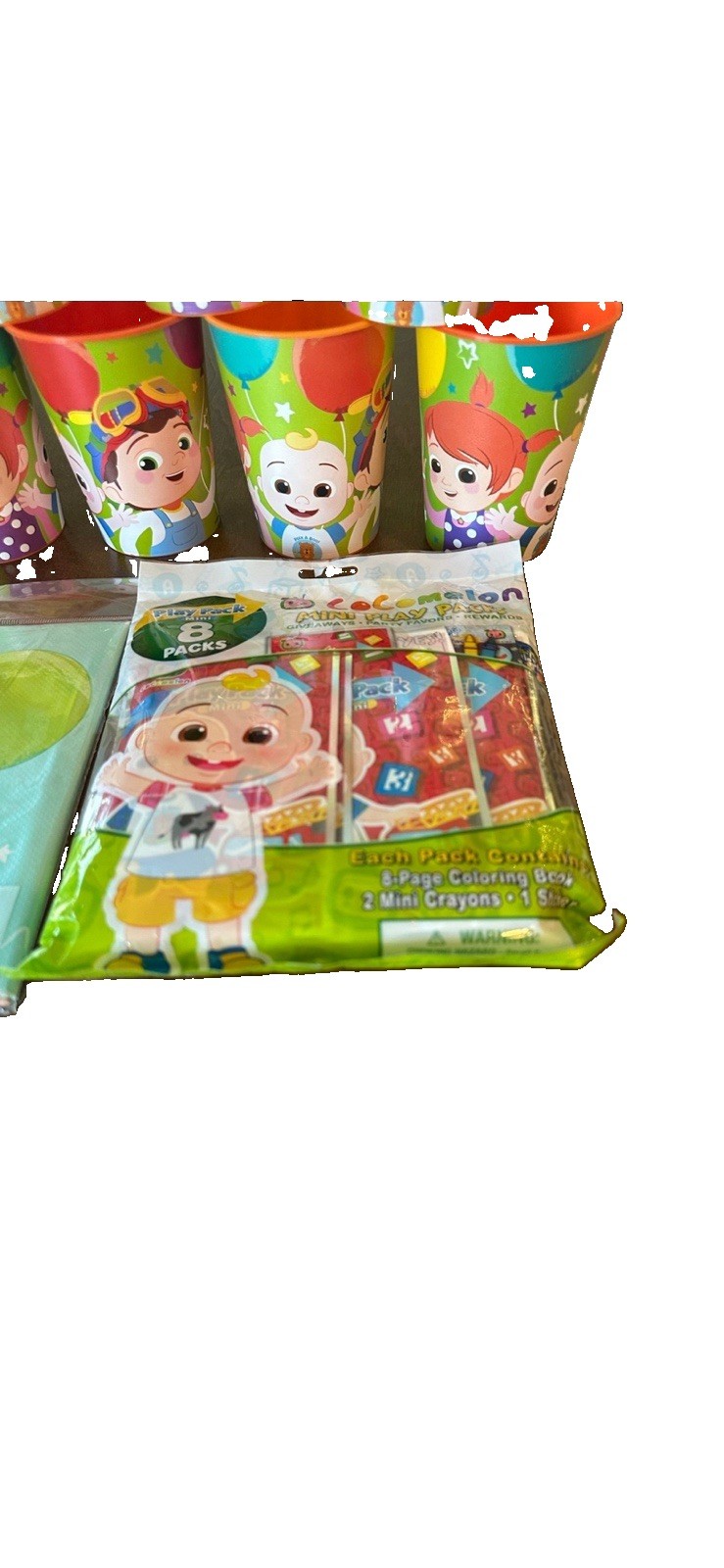 COCOMELON BIRTHDAY PARTY SUPPLIES NEW