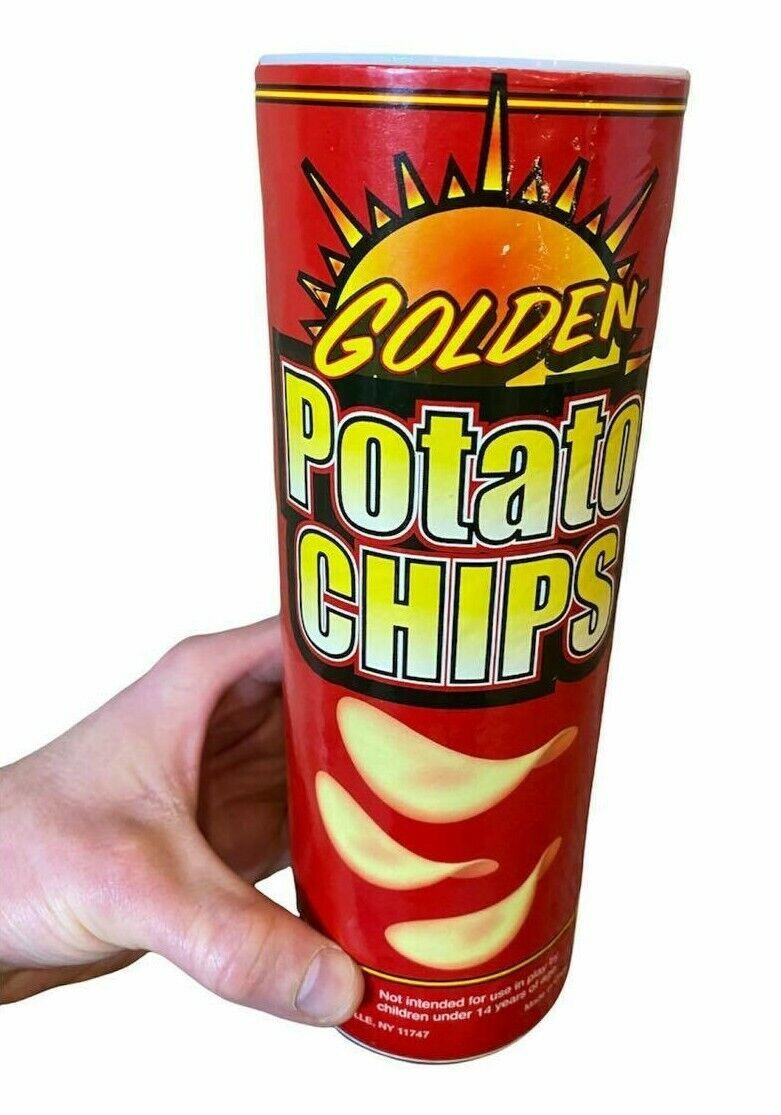 Potato Chip Snake Can spring gag gift funny clown party joke parade prop novelty
