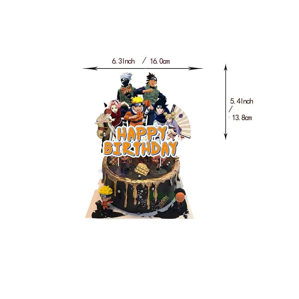 Anime Naruto Shippuden Theme Birthday Party Supplies,Birthday Party Decorate Set