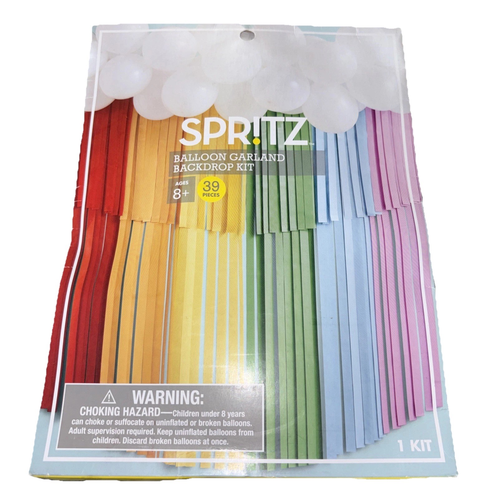 Spritz BALLOON GARLAND DECOR KIT Rainbow Tier Backdrop PARTY DECOR 39 Pc New