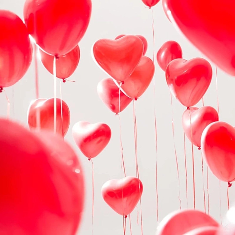 Red Heart Shaped Latex Balloons,Mother Day Valentine’s Day Engagement Wedding
