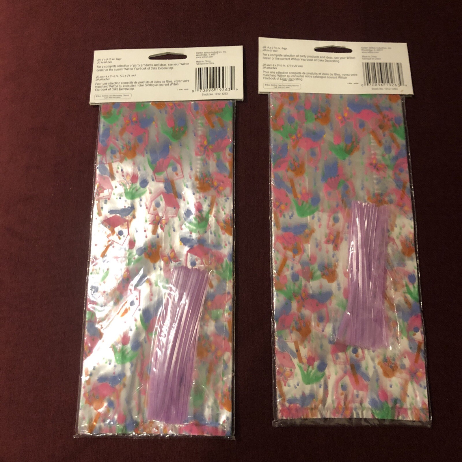 Children’s Unisex Wilton New Spring Party Bags-20/each-40 Total