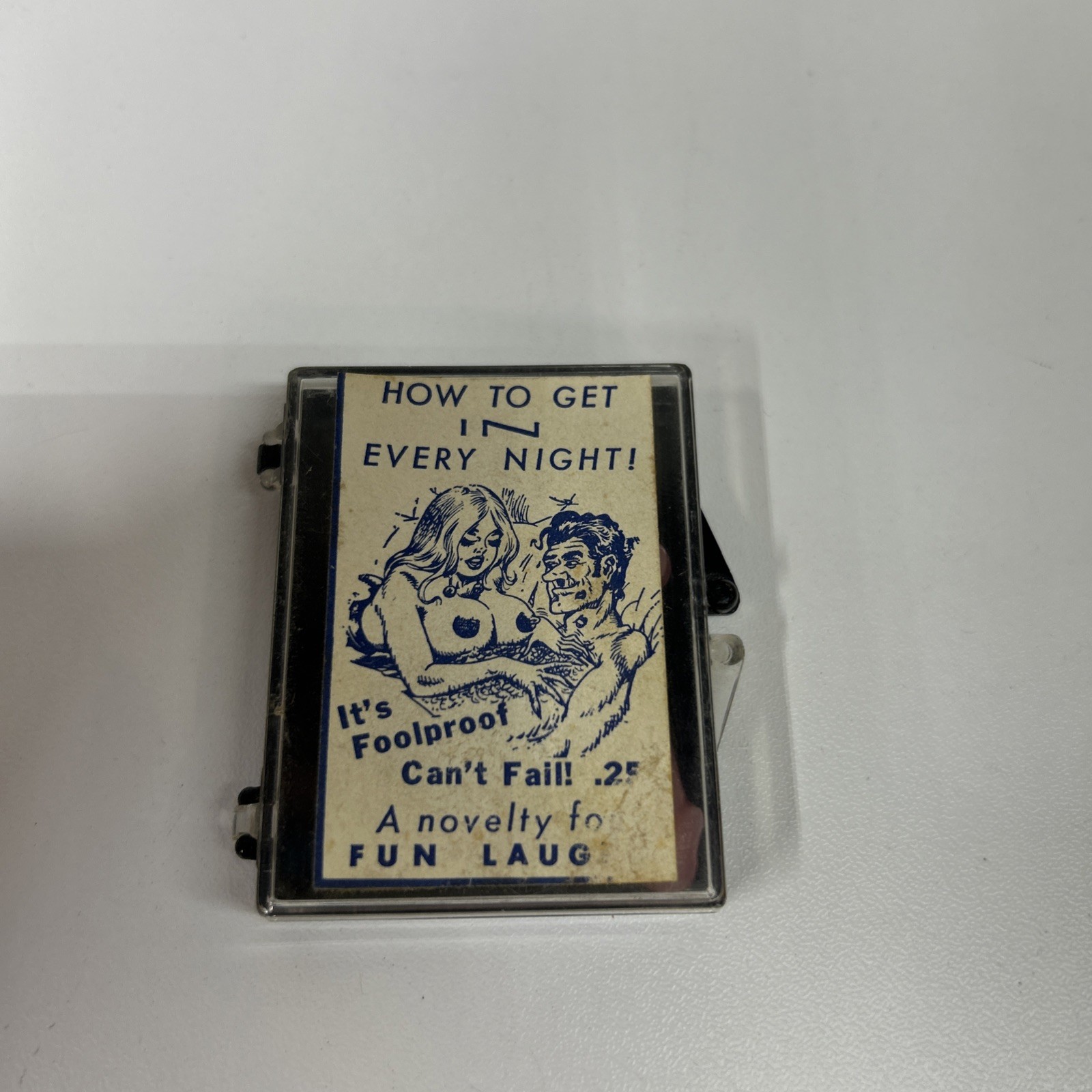 VTG Naughty Adult Gag Gift How To Get In Every Night