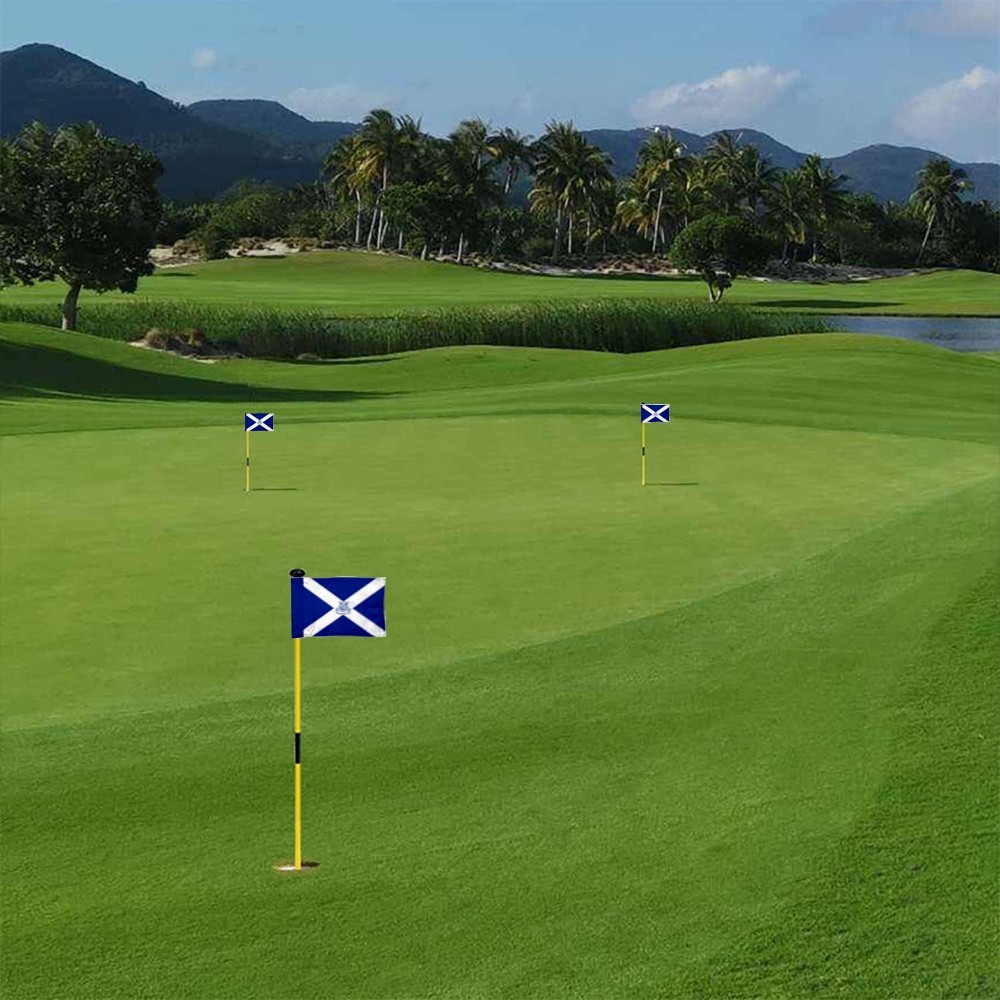 GULLANE GOLF CLUB 1882 PGA Tour Regulation Tube Flag 8x6Inch