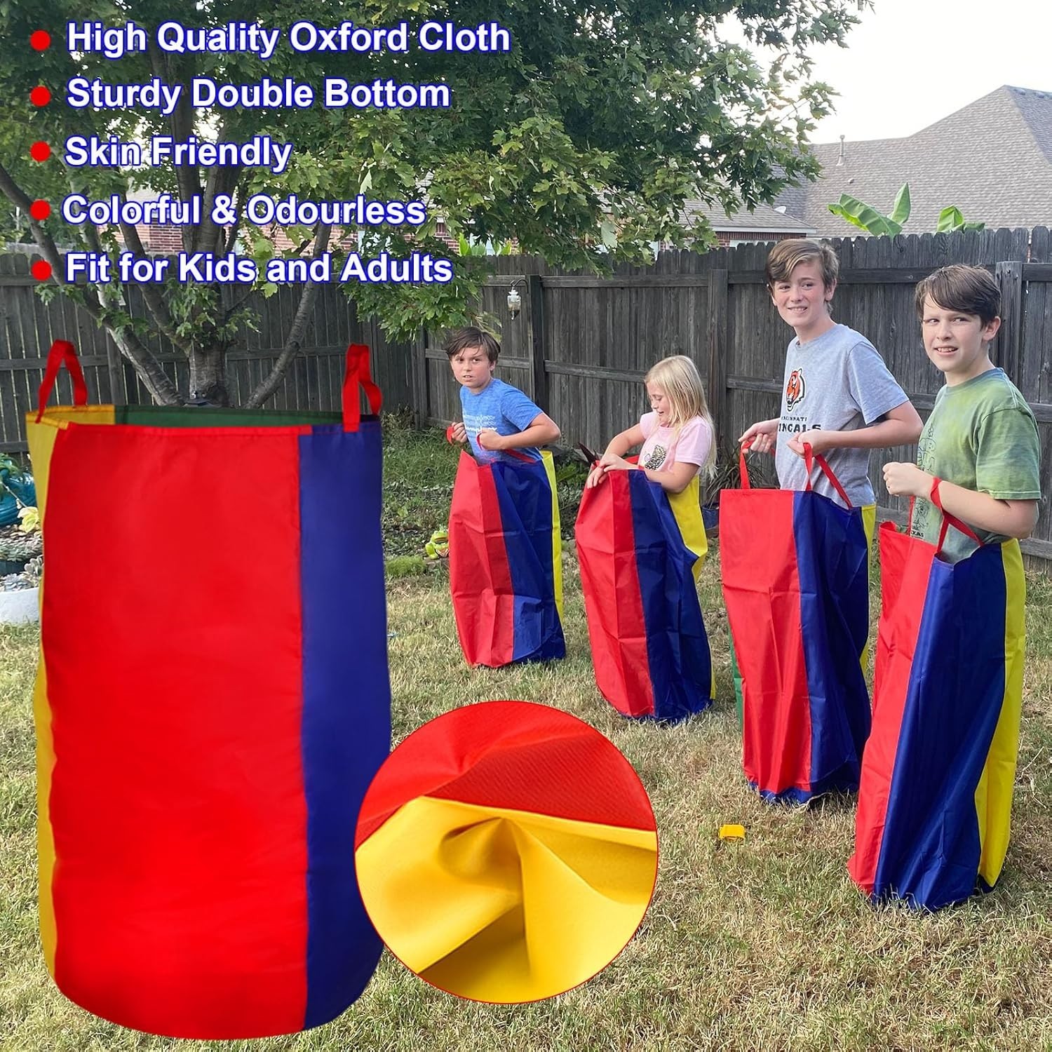 Vibrant Outdoor Games for Kids & Adults: Includes Medal Awards & Racing Gear