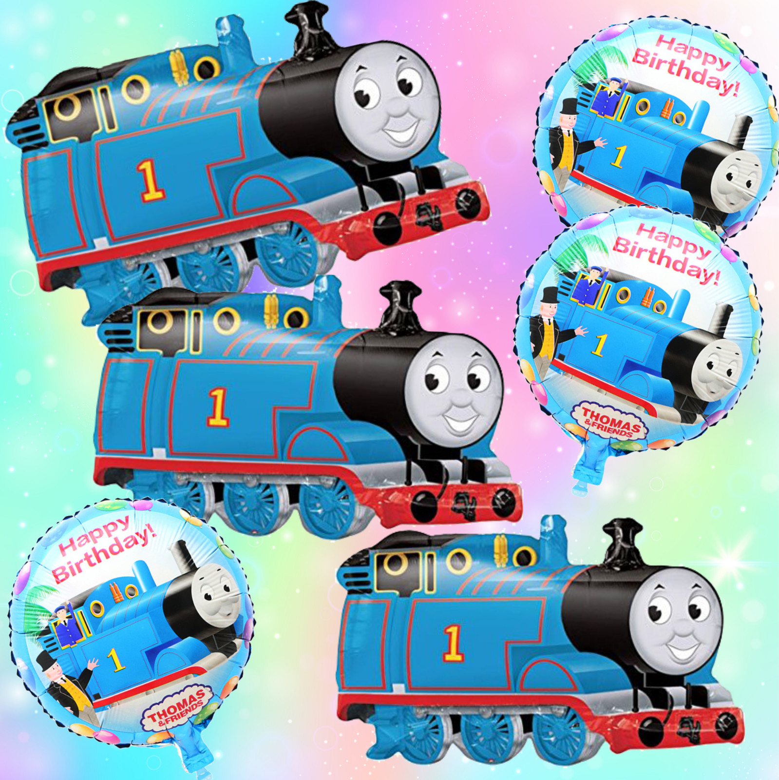 THOMAS TRAIN birthday party supplies favor centerpiece decoration event balloon