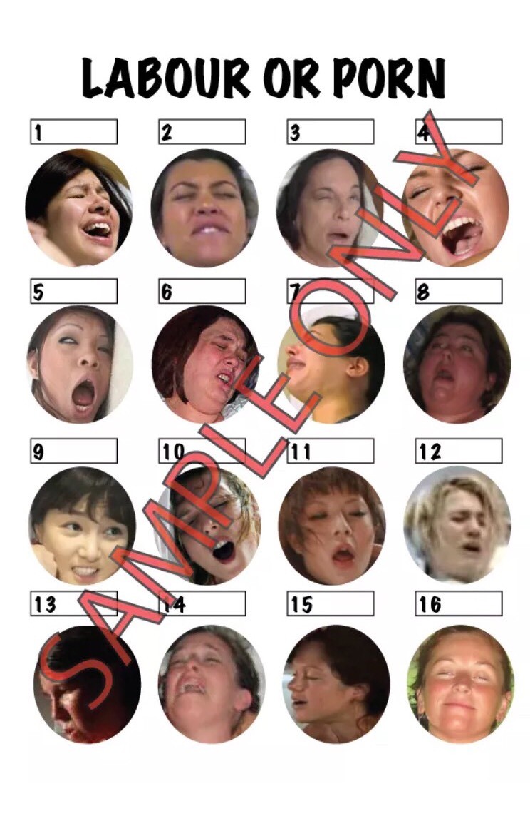 COMBO 3 GAMES Baby Shower Game “Labour or Porn” “Find the Guest” etc PDF File