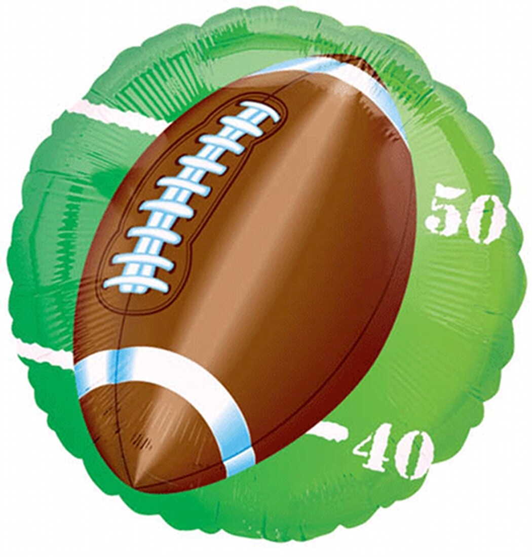 Ultimate Helmet Football 31pc Football Balloon Pack, Dark Green Black White