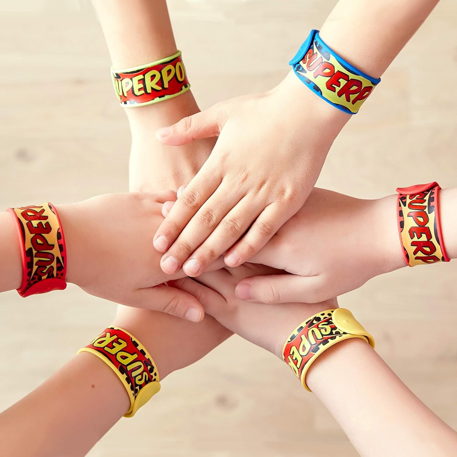 Superhero Kid’s Party Supplies – Felt Masks, Birthday Party Favors for 8 Guest