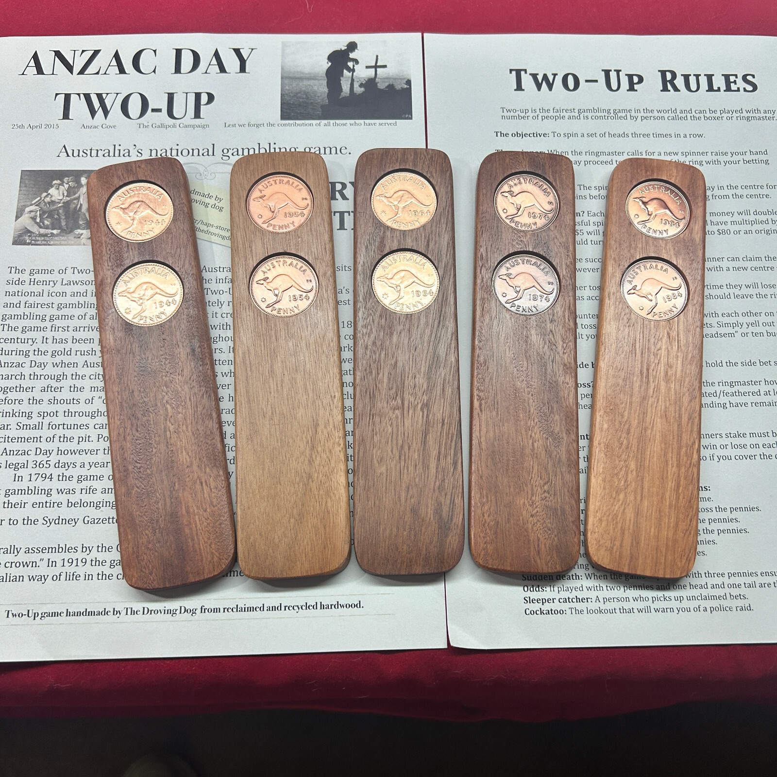 1944 Birthday Wedding Anniversary Gift Present Two-Up Game two up Australian