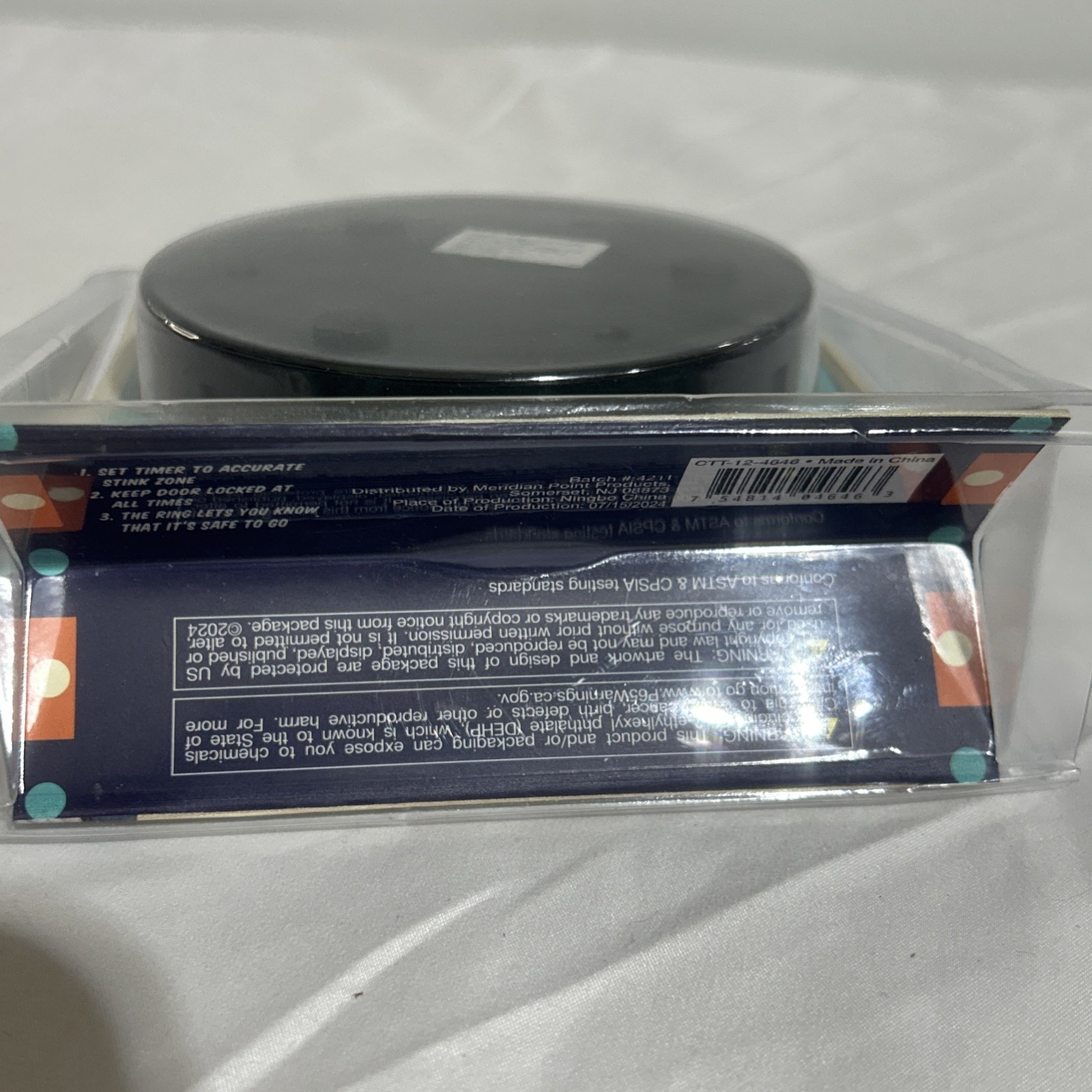 Game Parlor Courtesy Toilet Timer Gag Gift, NIP
