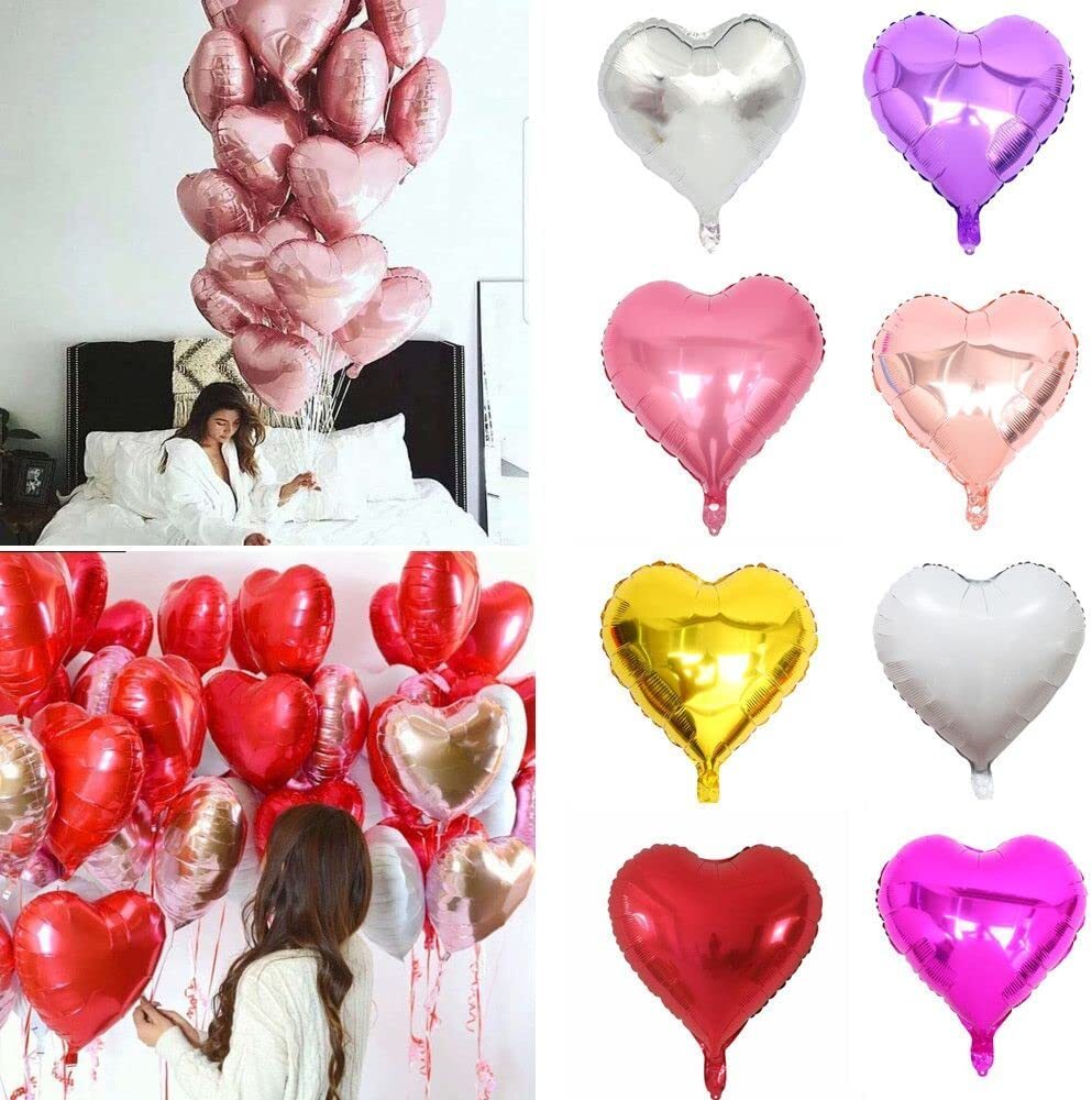 18″ Foil Star Heart Round Balloons Wedding Party Festival Decor Baby Shower