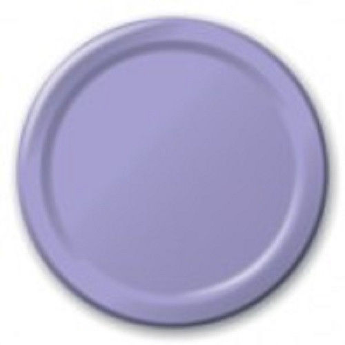 Solid Plates 9″ Lunch 7″ Dessert Red Blue Yellow Green Purple Pink Black Orange