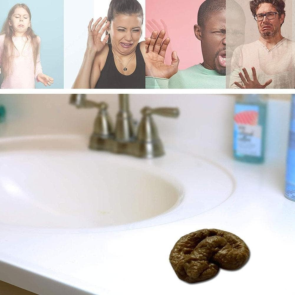 Brown Fake Poopy,Brown Realistic Fake Poop, Novelty Floating Fake Poop for April