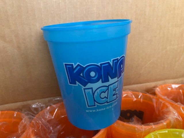 (500 PACK) Kona Ice 16Oz Color Changing Plastic Party Cups, Reusable Tumblers