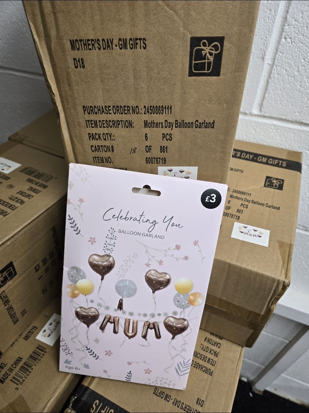 Mothers Day Balloons – 6 Packs, Bulk Orders