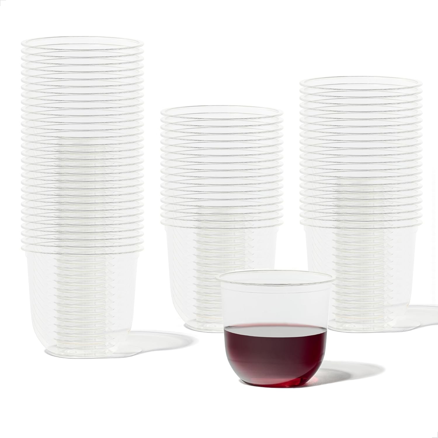 TOSSWARE NATURAL Arc – Plant Based Clear Cold Cups 12 oz – Plastic Alternative f