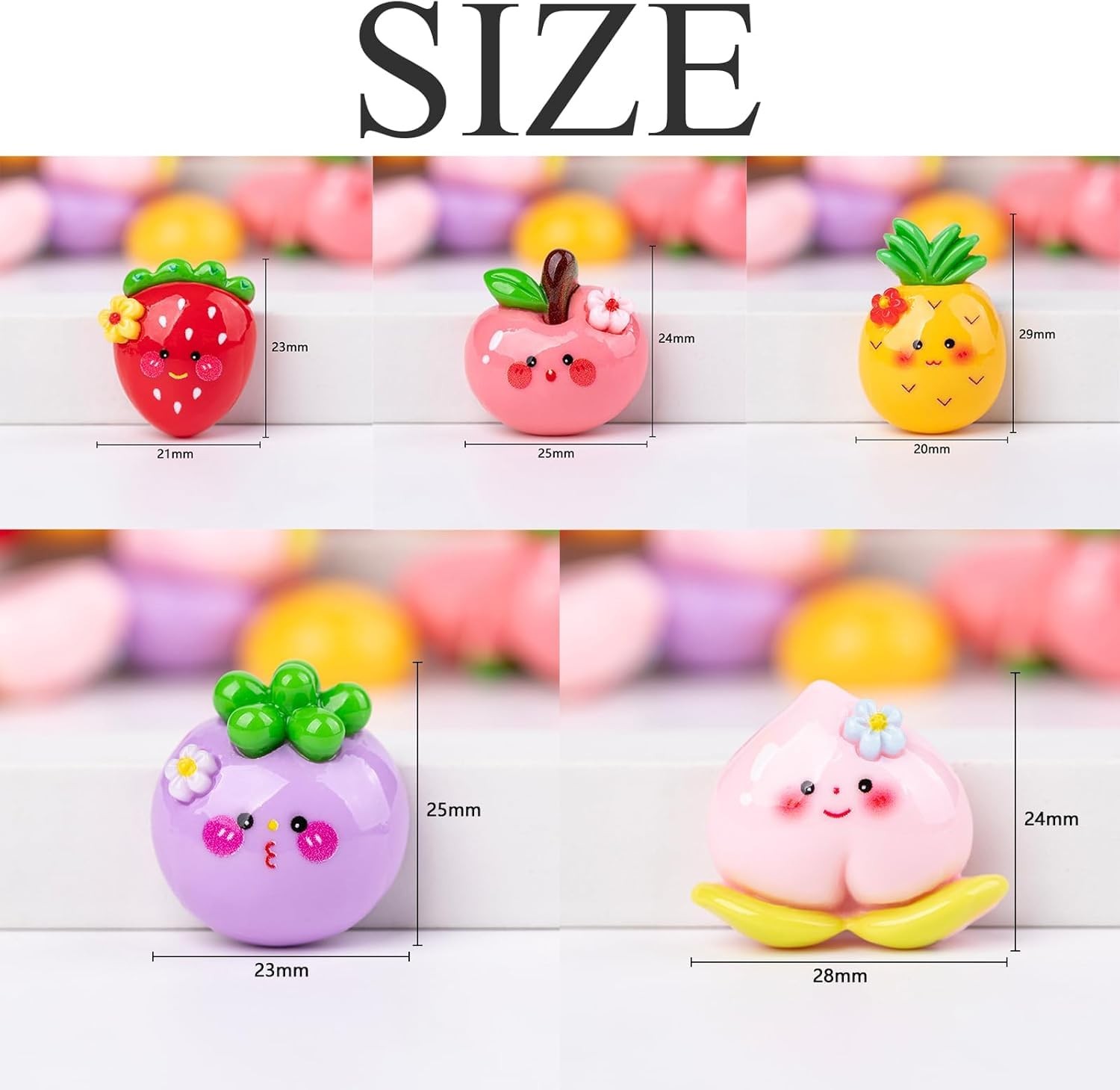 10Pcs 3D Cute Shiny Fridge Magnets – Five Creative Fruit Appearances?Stylish Mag