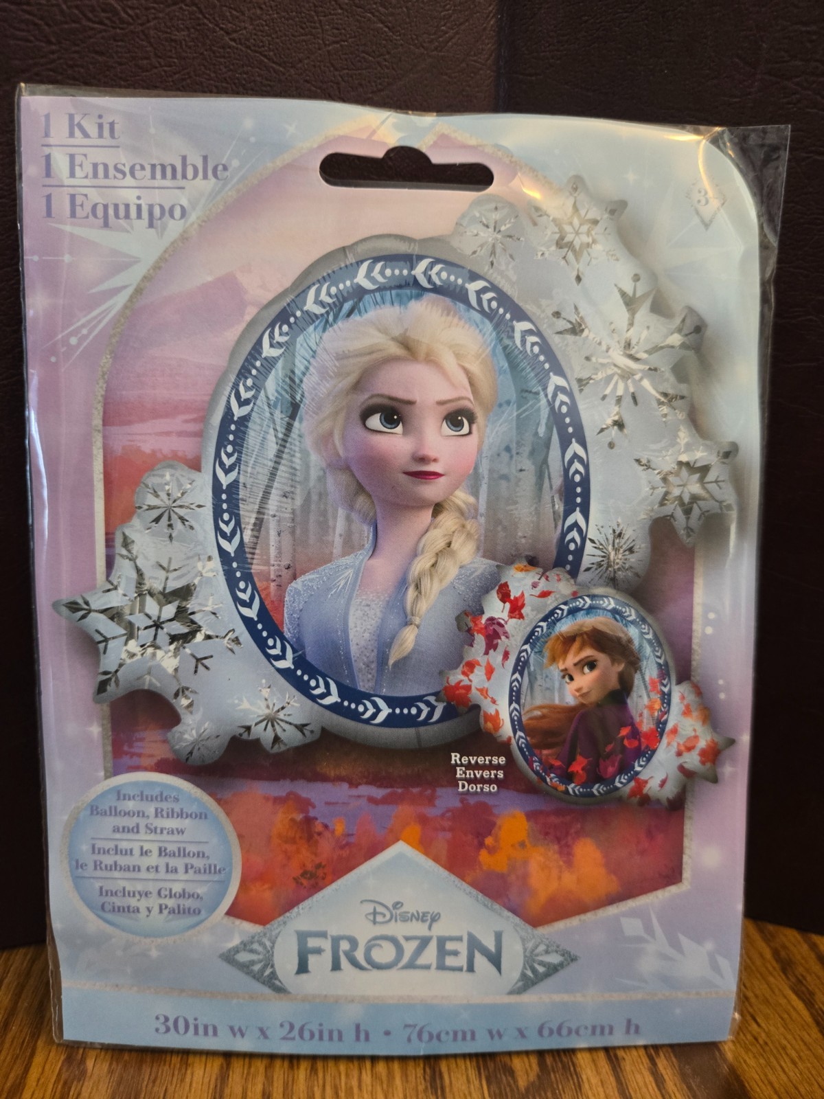 ALL Occasion Disney Frozen Elsa and Anna Birthday Mylar Balloon 30in x26in new