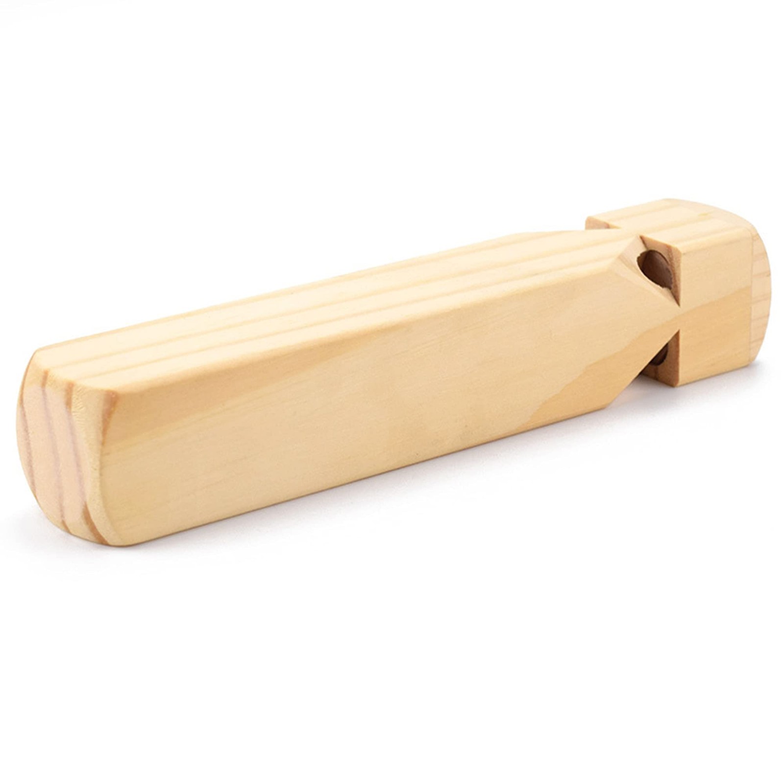 Solid Wood Train Whistle 4 Tones, Noisemaker Toys and Conductor Whistle for Birt