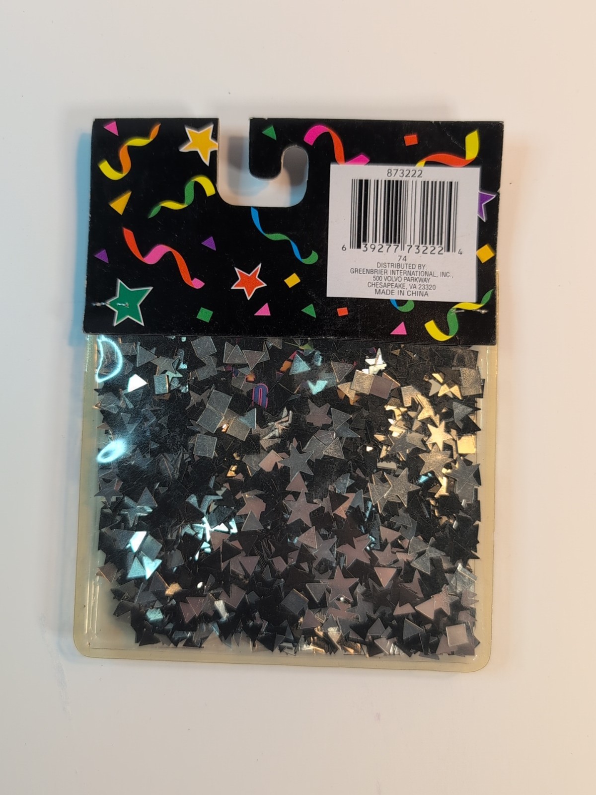 Vintage Over The Hill Confetti 1 oz Milestone Birthday Gag Gift Stars New