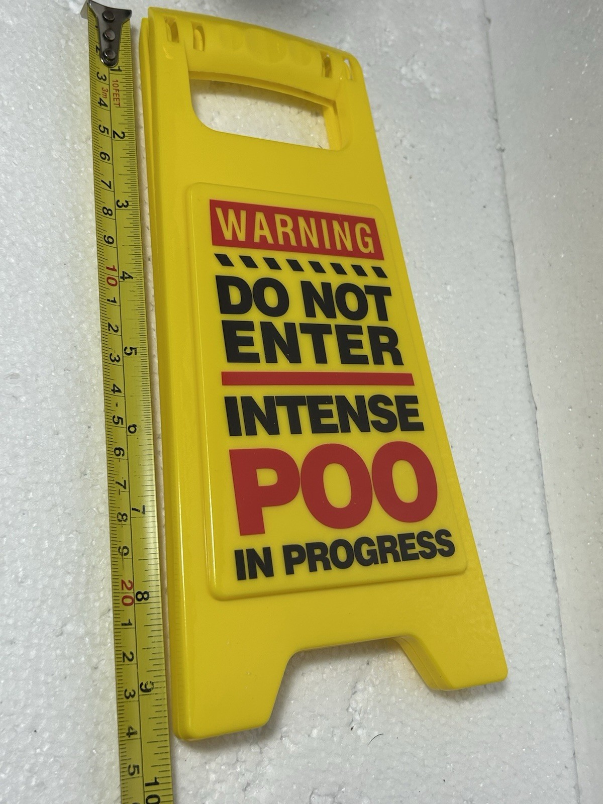 Novelty Adult Funny Birthday Gift Joke Prank Idea Humorous Sign Toilet Gag
