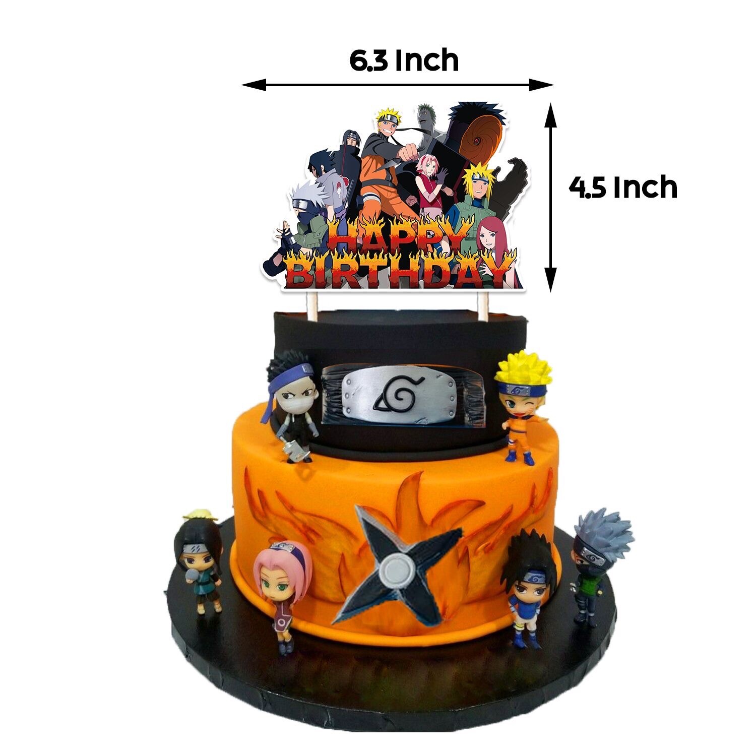 Hot🔥 Anime Naruto Shippuden Theme Birthday Party Decorate Supplies Set US Stock