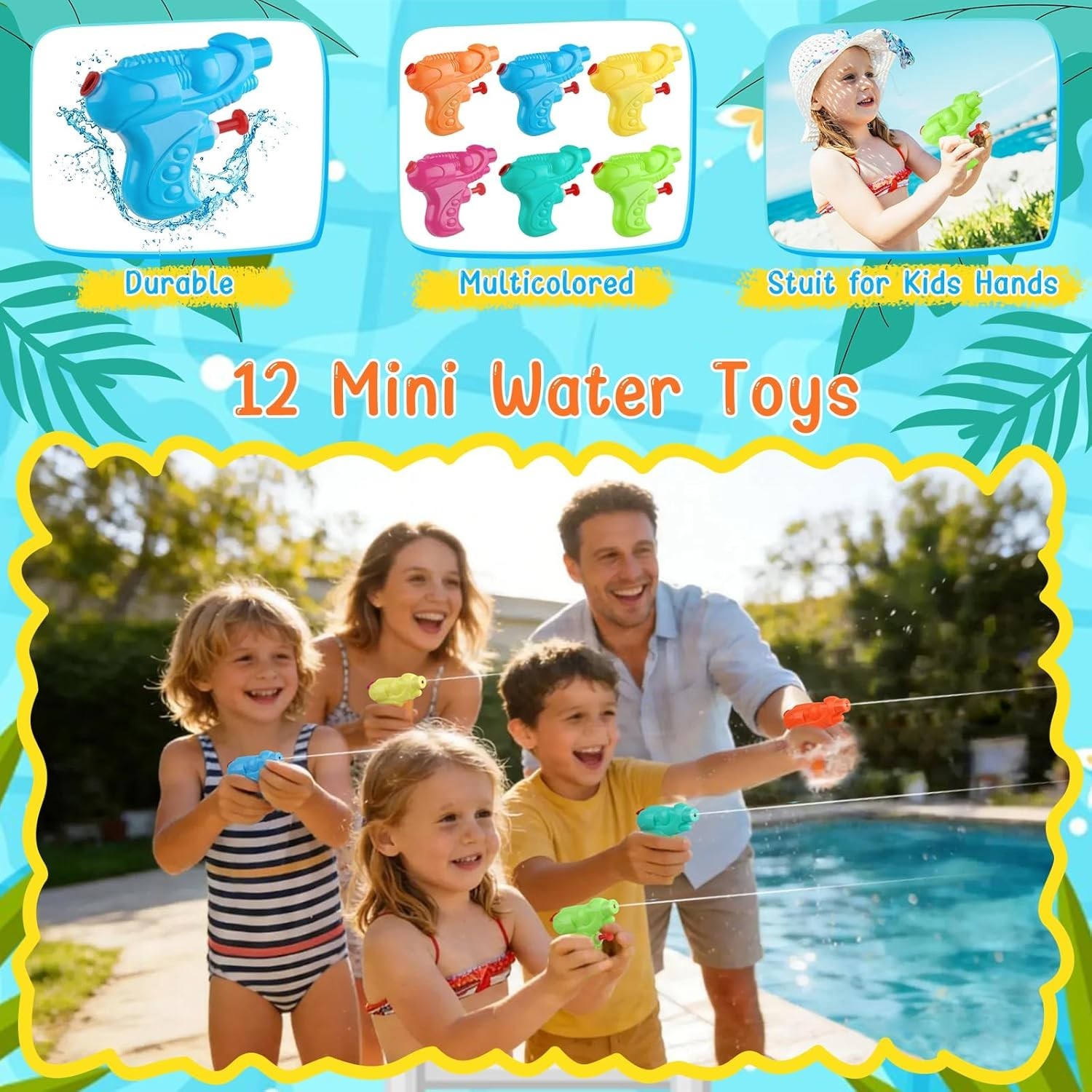 Beach Pool Party Favors Bulk, 24 Pack Summer Party Favors with Beach Balls Sl…