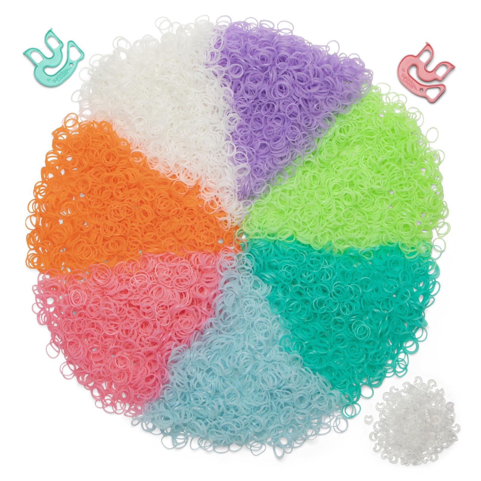 Rainbow Loom: Treasure Box – Glow-in-The-Dark Edition – DIY Standard, multi