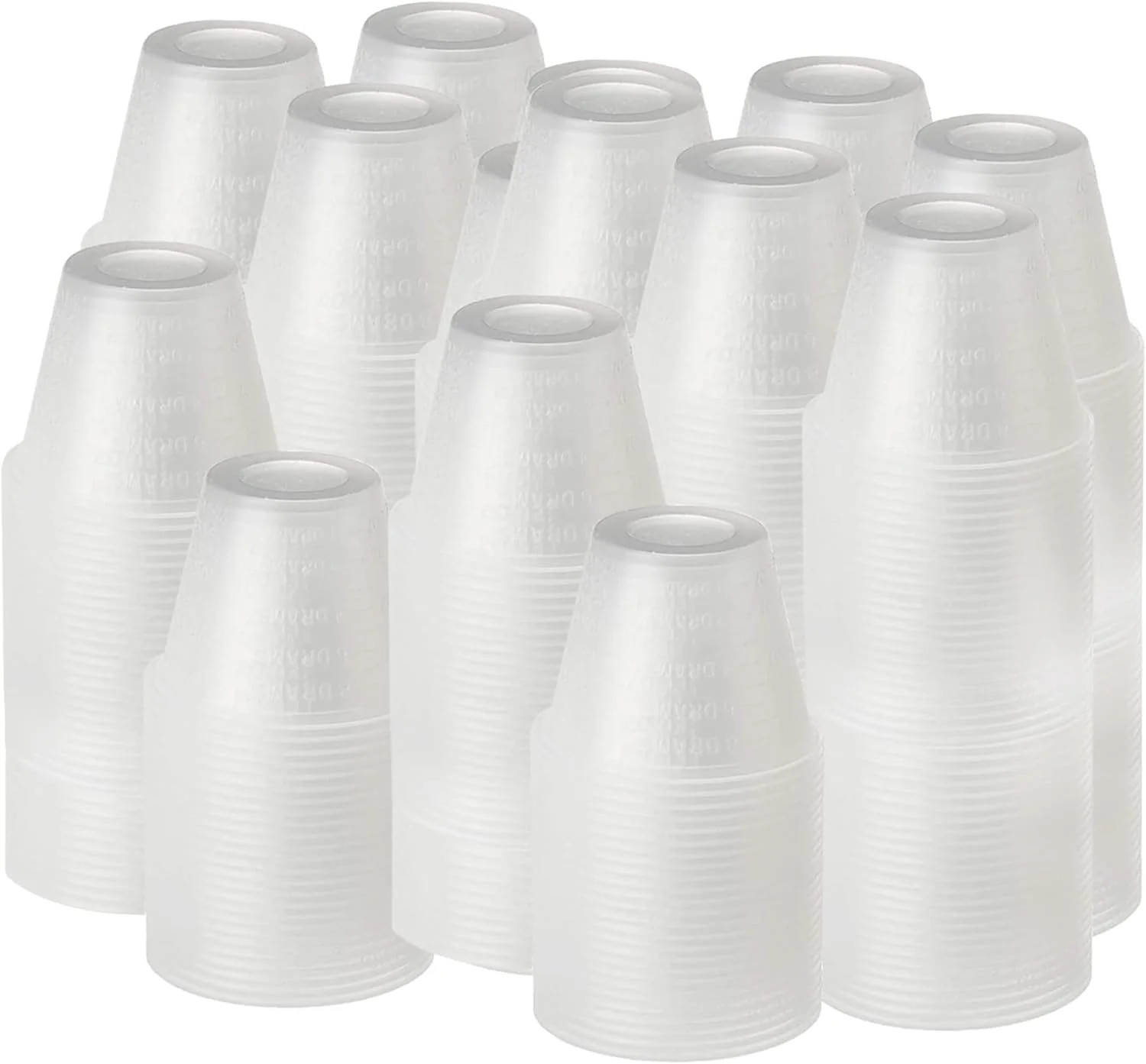 [2000 Count – 1 oz.] Perfect Stix Disposable Graduated Plastic Medicine Cups – F