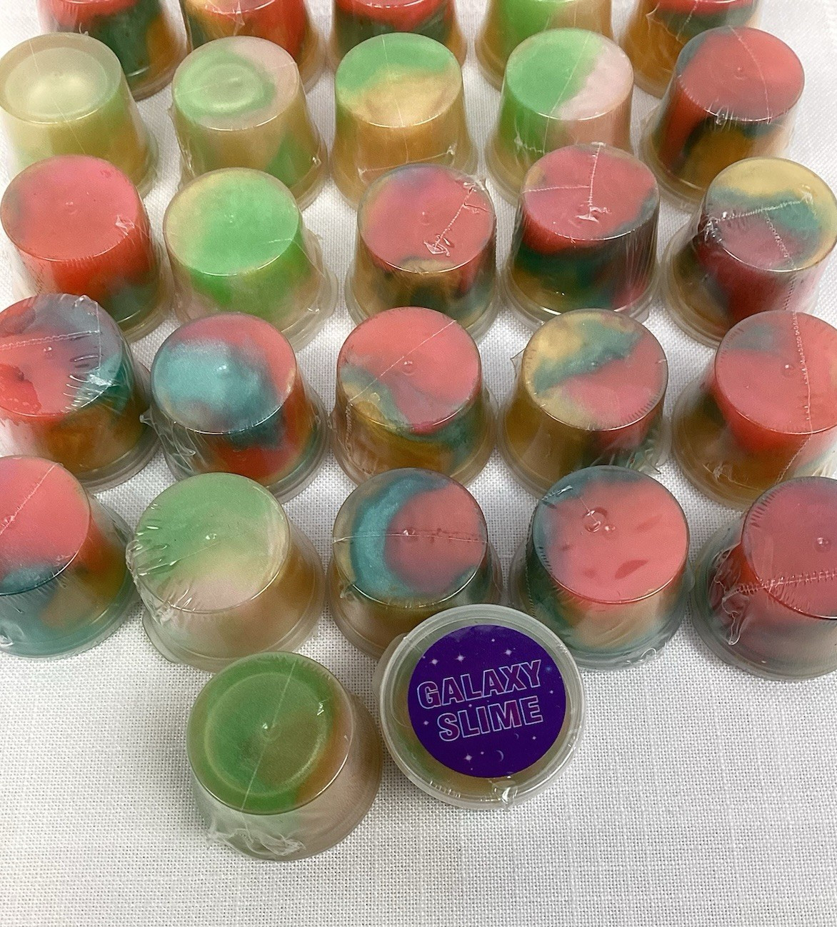 Kids Party Favors Galaxy Slime, 27 Pack Colorful Putty Toy