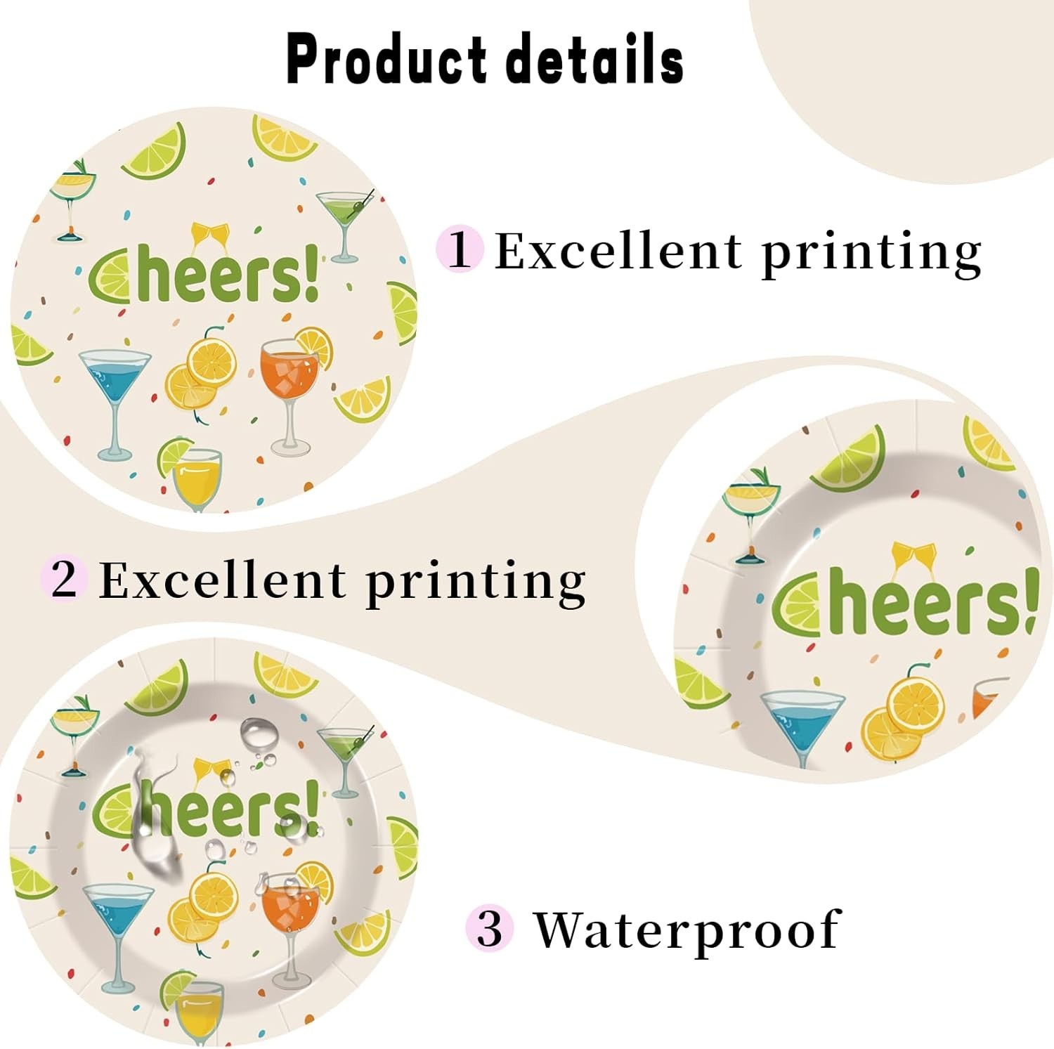 Cheers All Occasion Disposable Tableware (Plates, Cups, Napkins, Utensils)