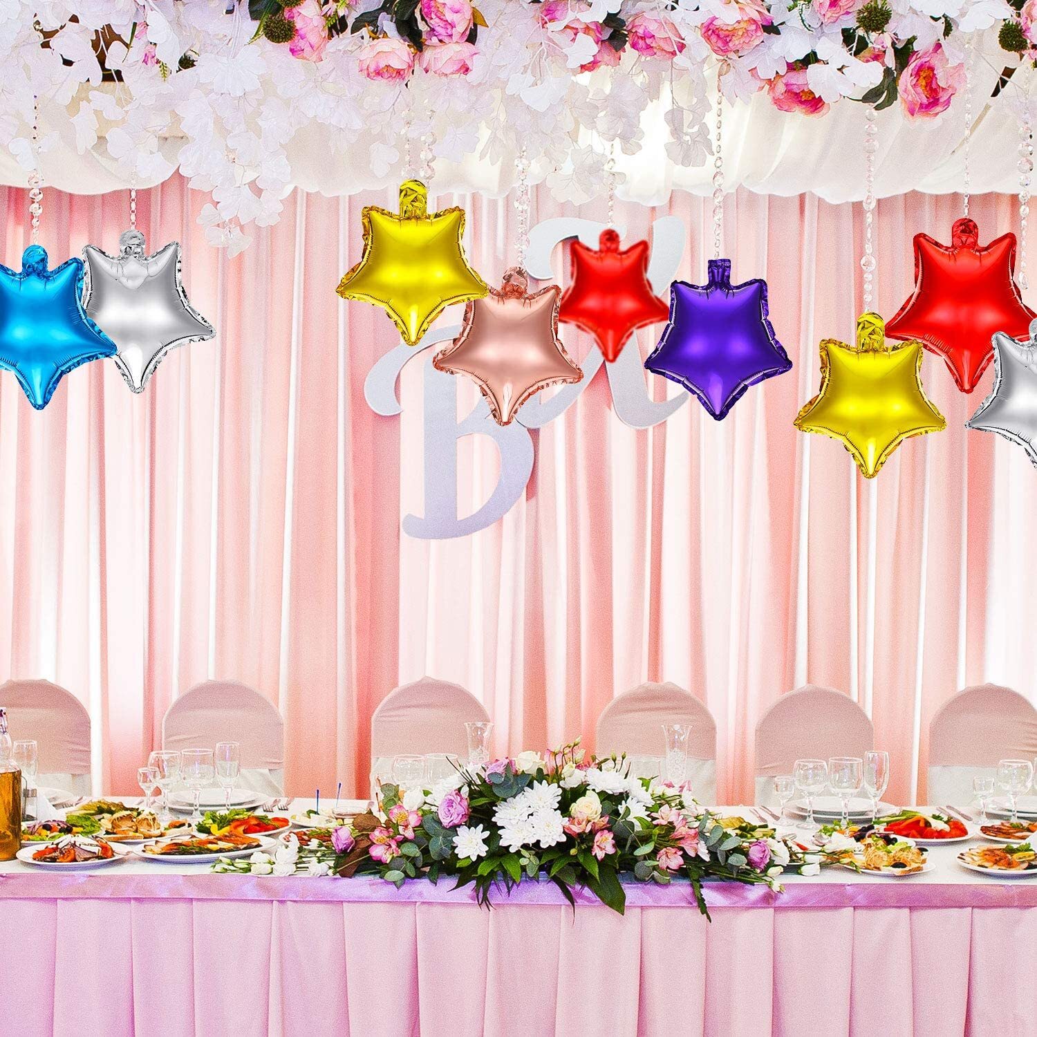 18″ Foil Star Heart Round Sphere Balloons Mylar Balloons Party Birthday Baby US