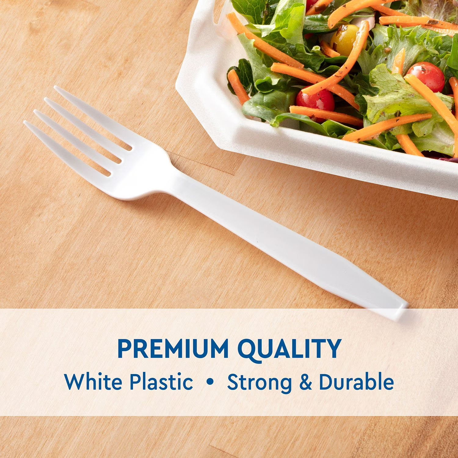 Member’s Mark White Plastic Forks, Heavyweight (600 ct.) Great Price Free Ship